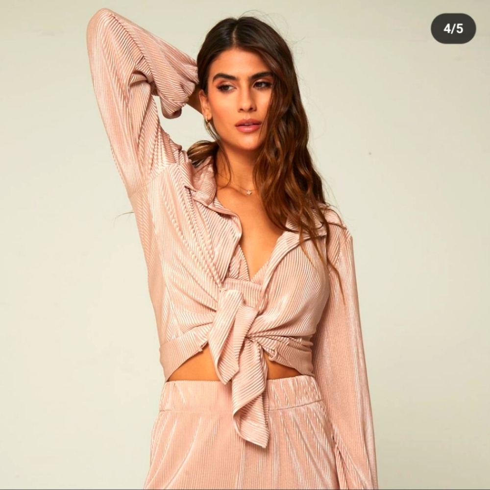 Perza Lofty Loungewear Size M in Blush NWOT